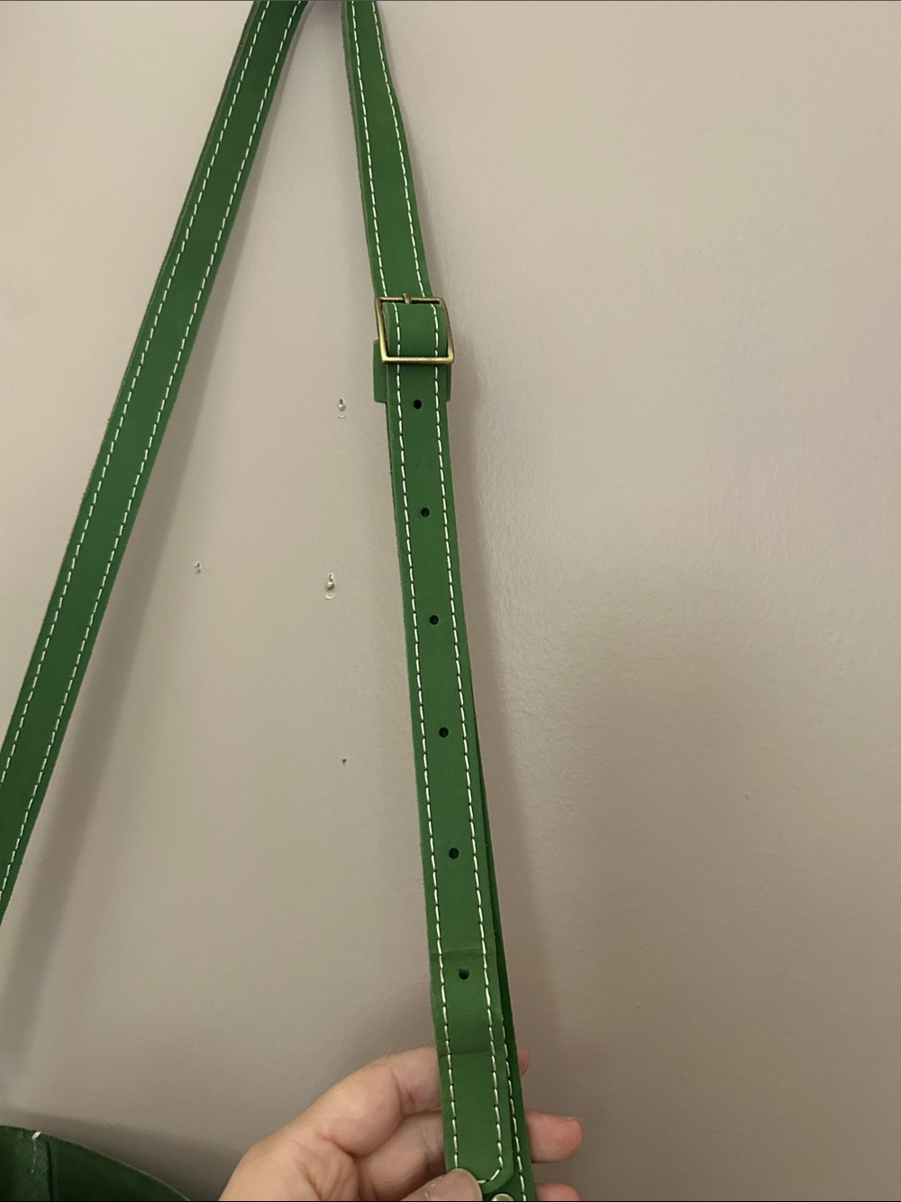 Portland Leather Goods Butterfly Bucket Bag Succulent Green - Picture 3 of 13